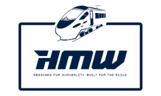 HMW DESIGNED FOR DURABILITY, BUILT FOR THE RAILS. logo