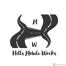 HMW HILLS MOBILE WORKS logo