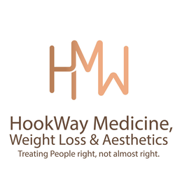 HMW HOOKWAY MEDICINE, WEIGHT LOSS & AESTHETICS TREATING PEOPLE RIGHT, NOT ALMOST RIGHT. logo