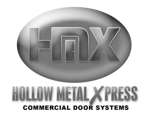 HMX HOLLOW METAL XPRESS COMMERCIAL DOOR SYSTEMS logo