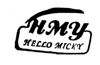 HMY HELLO MICKY logo