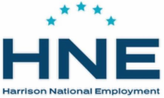 HNE HARRISON NATIONAL EMPLOYMENT logo