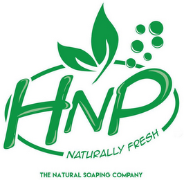 HNP NATURALLY FRESH THE NATURAL SOAPING COMPANY logo