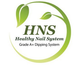 HNS HEALTHY NAIL SYSTEM GRADE A+ DIPPING SYSTEM logo
