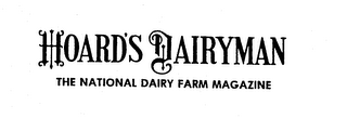 HOARD'S DAIRYMAN THE NATIONAL DAIRY FARM MAGAZINE logo