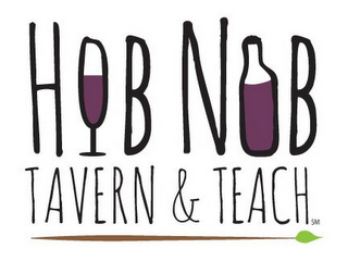 HOB NOB TAVERN & TEACH logo