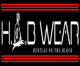 H.O.B WEAR HUSTLAZ ON THA BLOCK logo