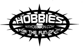 HOBBIES FOR THE FUN OF IT! MYHOBBYFUN.COM logo