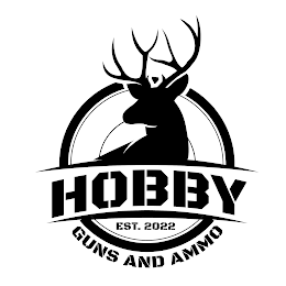 HOBBY GUNS AND AMMO EST. 2022 logo