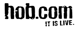 HOB.COM IT IS LIVE. logo