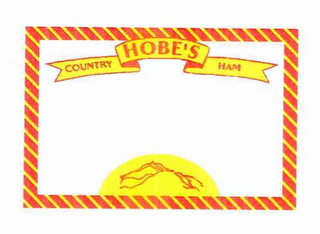 HOBE'S COUNTRY HAM logo