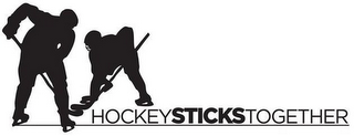 HOCKEY STICKS TOGETHER logo
