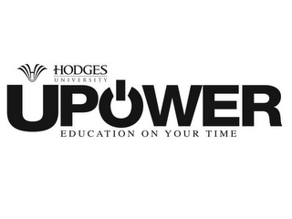 HODGES UNIVERSITY UPOWER EDUCATION ON YOUR TIME logo