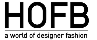 HOFB A WORLD OF DESIGNER FASHION logo