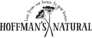 HOFFMAN'S NATURAL LOVE FROM OUR HOUSE TO YOUR HOUSE logo