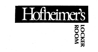 HOFHEIMER'S LOCKER ROOM