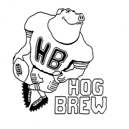 HOG BREW HB logo