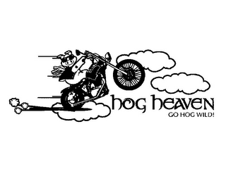 HOG HEAVEN GO HOG WILD! logo