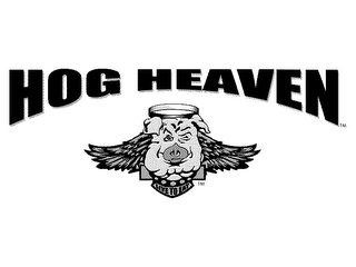HOG HEAVEN LIVE TO EAT logo