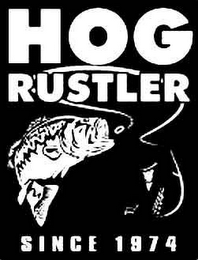 HOG RUSTLER SINCE 1974 logo