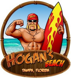 HOGAN'S BEACH TAMPA, FLORIDA logo