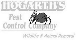 HOGARTH'S PEST CONTROL COMPANY WILDLIFE & ANIMAL REMOVAL logo