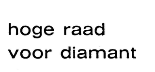 HOGE RAAD VOOR DIAMANT logo