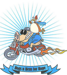 HOGS N HENS FOR HOPE logo