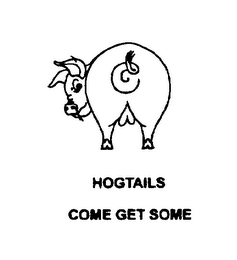 HOGTAILS COME GET SOME logo