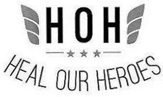 HOH HEAL OUR HEROES logo