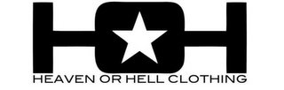 HOH HEAVEN OR HELL CLOTHING logo