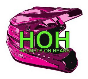 HOH HELMETS ON HEADS logo