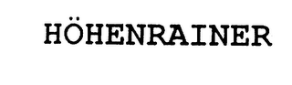 HOHENRAINER logo