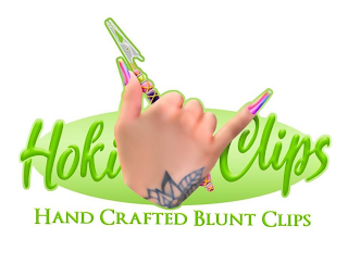 HOKI CLIPS HAND CRAFTED BLUNT CLIPS logo