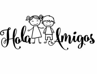 HOLA AMIGOS logo