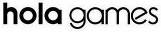 HOLA GAMES logo