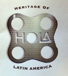 HOLA HERITAGE OF LATIN AMERICA logo