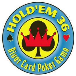 HOLD 'EM 36 RIVER CARD POKER GAME