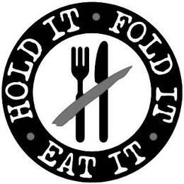 HOLD IT · FOLD IT · EAT IT · logo