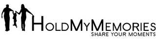 HOLD MY MEMORIES SHARE YOUR MOMENTS logo