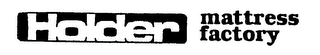 HOLDER MATTRESS FACTORY logo