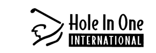 HOLE IN ONE INTERNATIONAL logo