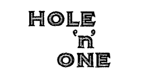 HOLE 'N' ONE logo