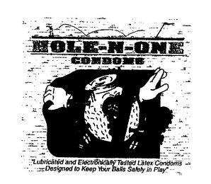 HOLE-N-ONE CONDOMS logo