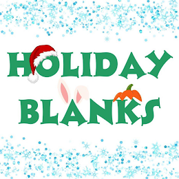 HOLIDAY BLANKS logo