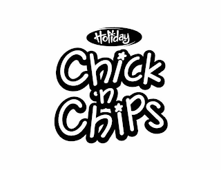 HOLIDAY CHICK 'N CHIPS logo