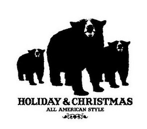 HOLIDAY & CHRISTMAS ALL AMERICAN STYLE logo