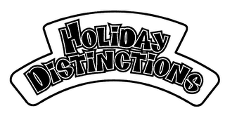 HOLIDAY DISTINCTIONS logo