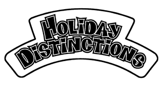 HOLIDAY DISTINCTIONS logo