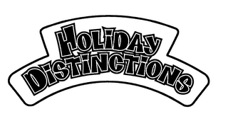 HOLIDAY DISTINCTIONS logo